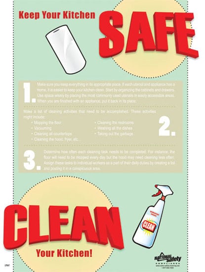 Kitchen Safety Poster